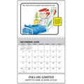 Safety Sam Stock Calendar w/ 12 Fun Illustrations